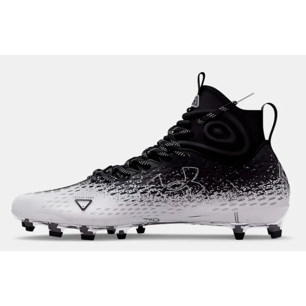 Under Armour Mens Spotlight Lux Mc 2.0 Football Cleats Size 10.5 Black NWOB - Picture 2 of 11
